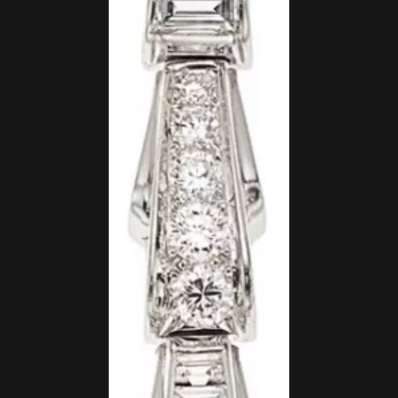 Diamond Platinum Bracelet - Picture 5 of 5